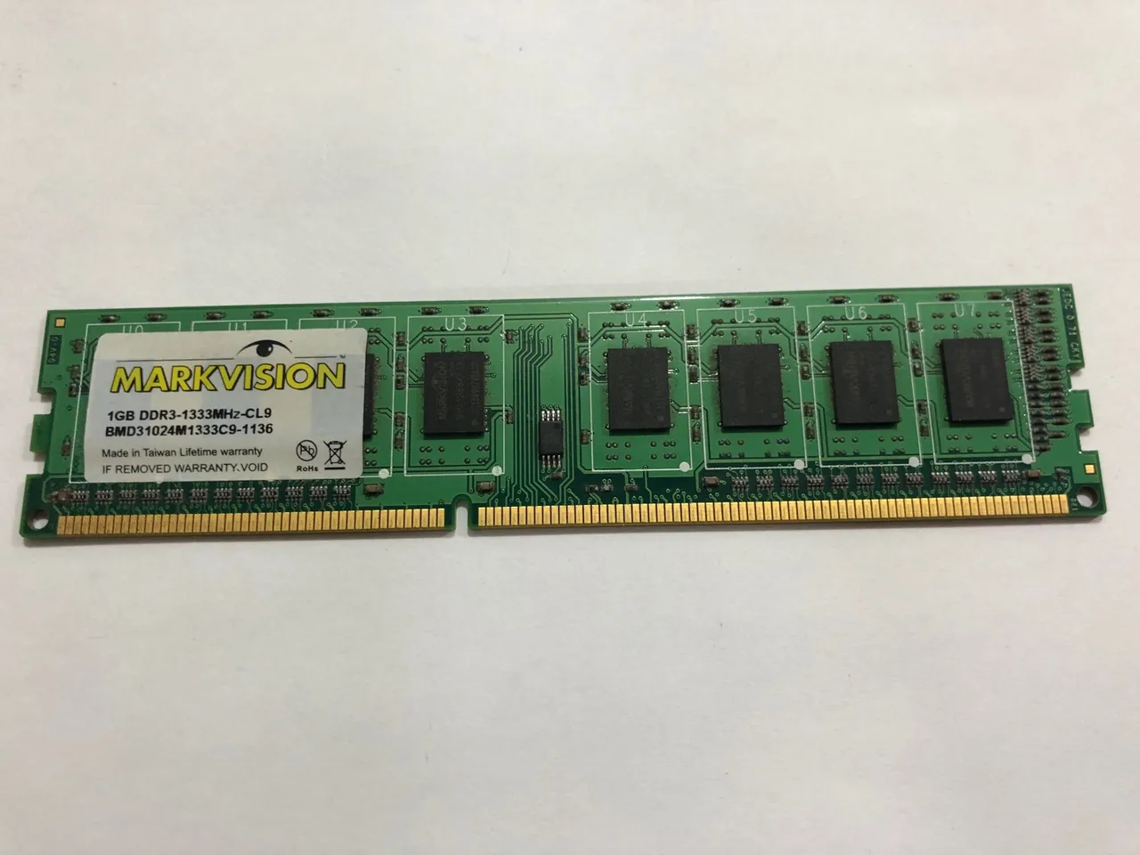 Memória RAM Markvision 1GB DDR3 1333MHz