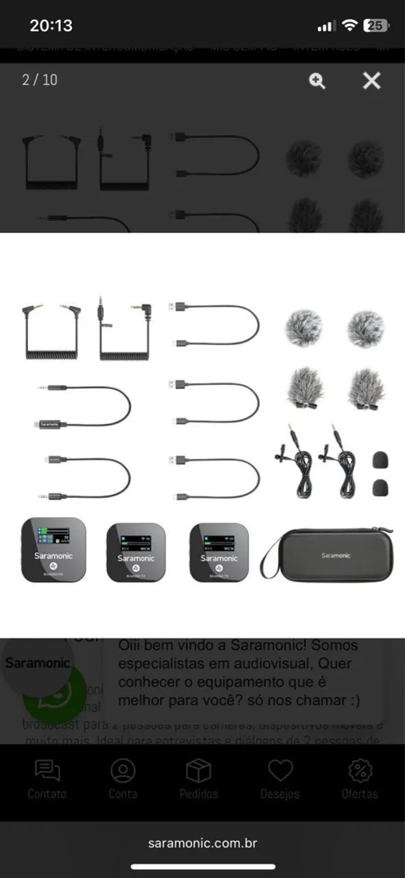 Microfone Saramonic Blink 900  - Foto 2