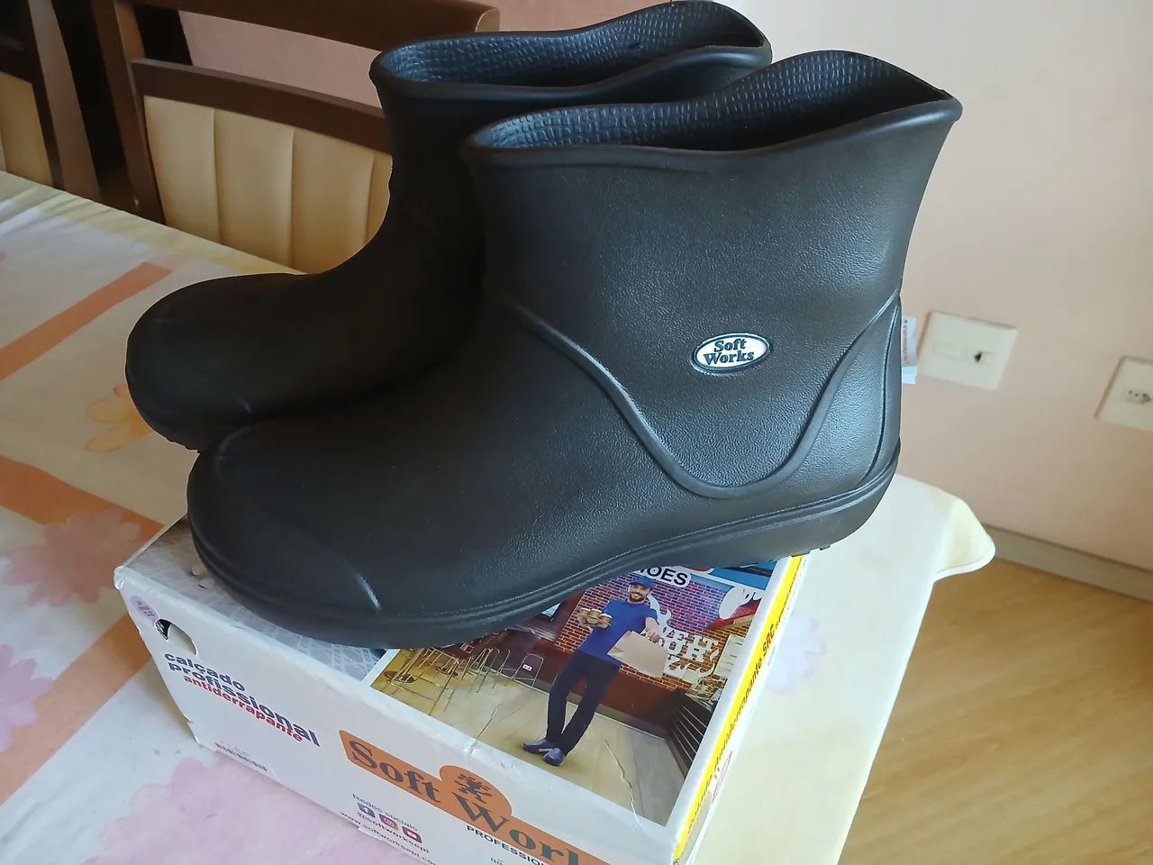 Botas de Segurança Soft Work Antiderrapante - Foto 3