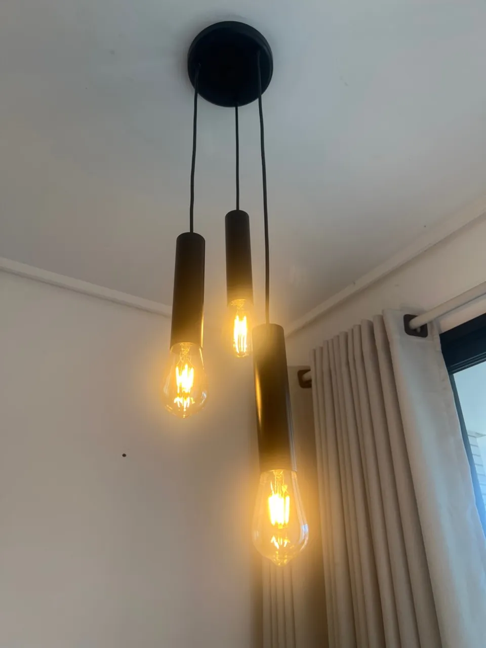 Pendente moderno com 3 lâmpadas decorativas leroy Merlin