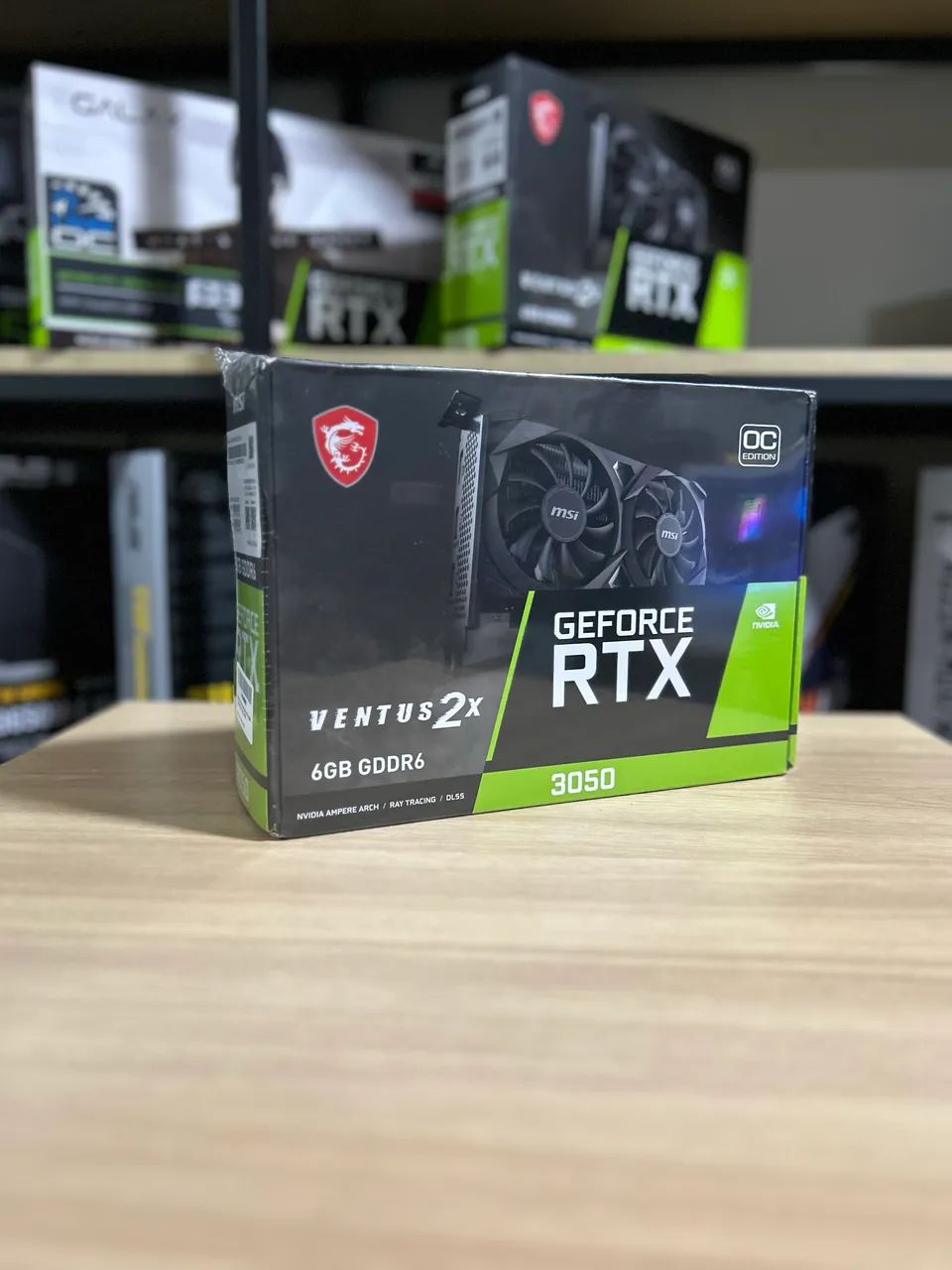 Placa de Vídeo MSI NVIDIA GeForce RTX 3050 VENTUS 2X OC, 6GB GDDR6, DLSS, Ray Tracing - Foto 2