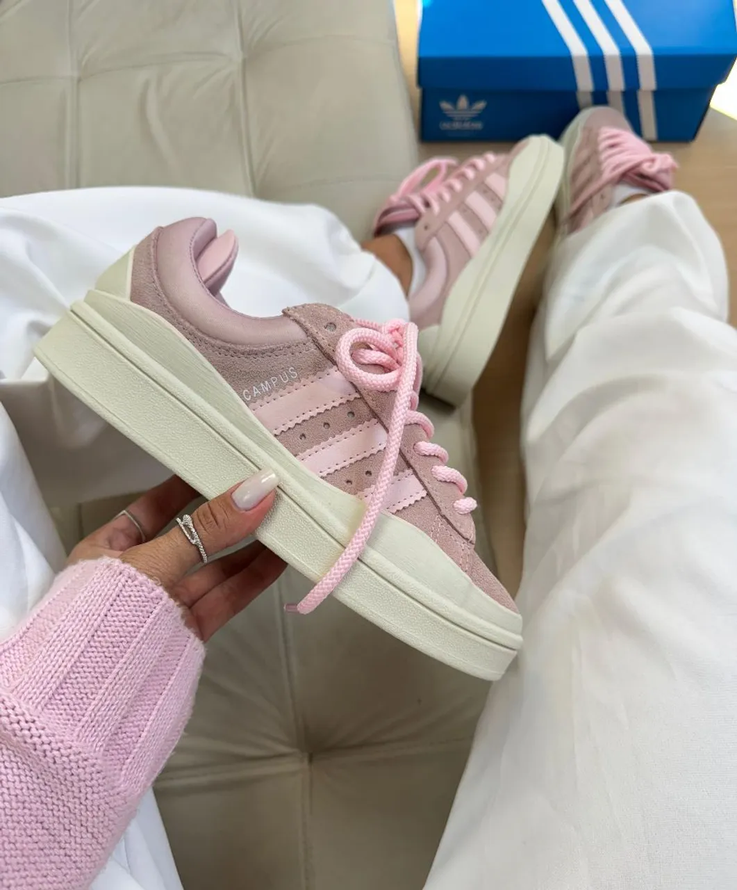 Tênis Adidas Campus Rosa - Novo e estiloso!