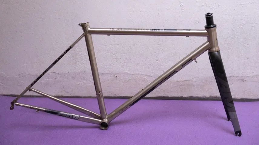Quadro bike bicicleta Speed em Cromoly garfo em carbono Ciclismo