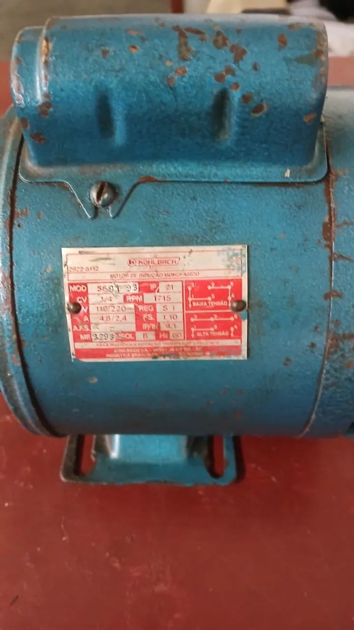 MOTOR ELETRICO 1/4 CV - Foto 4