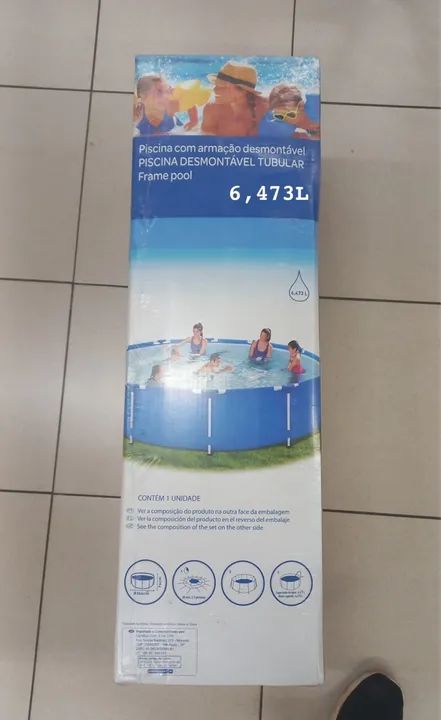Piscina Desmontável Tubular 6,473L