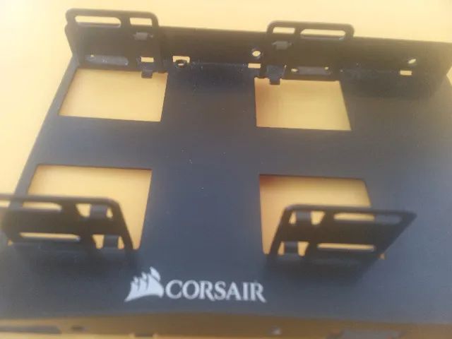 Corsair Suporte SSD Duplo Alumínio Preto - Foto 6