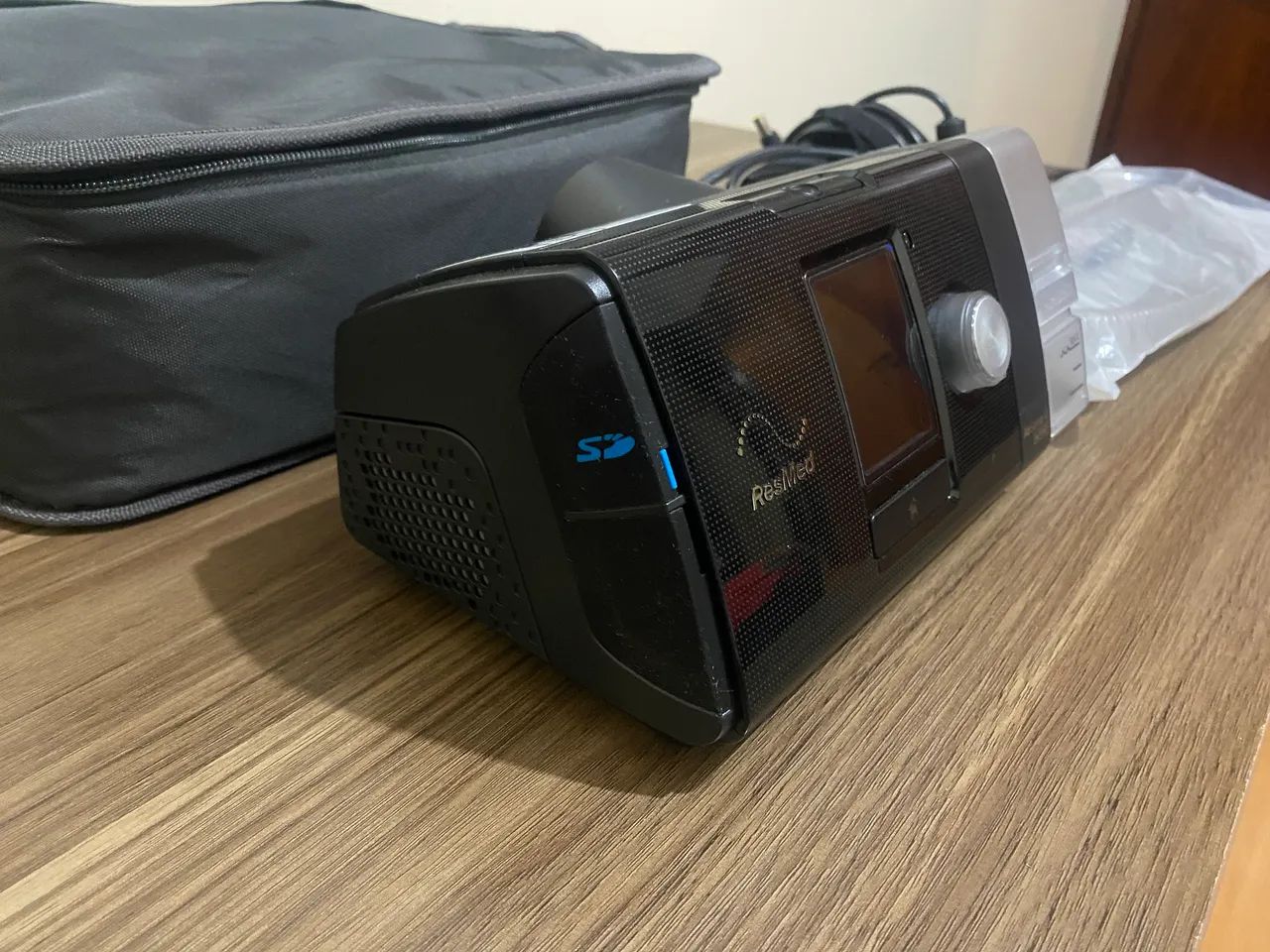 CPAP Resmed Airsense 10 automático + traqueia nova brinde 