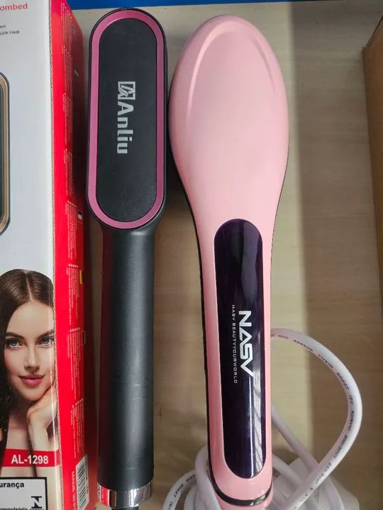 Kit de Escovas de Cabelo - Anliu e NASV - Novas! - Foto 4