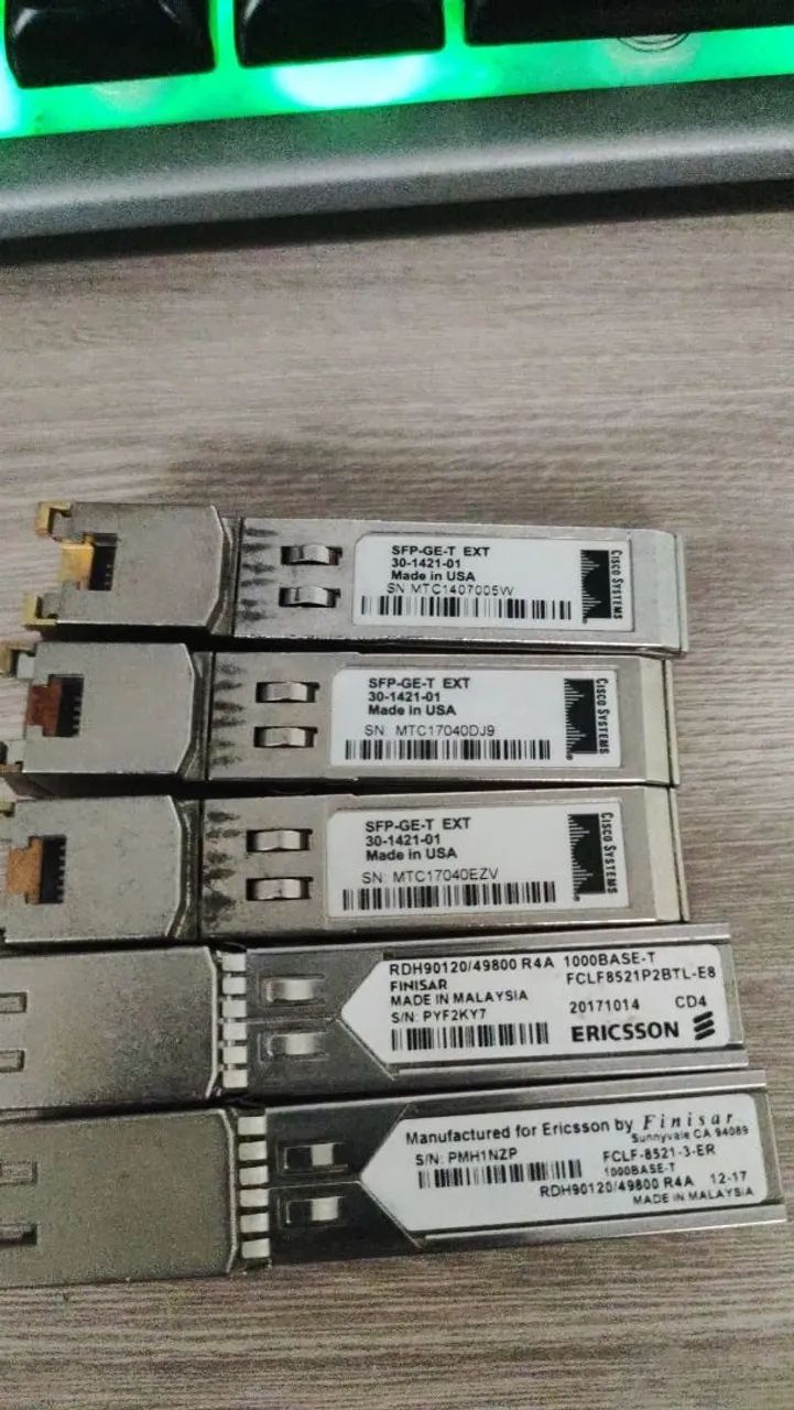Módulo SFP 5 unidades 