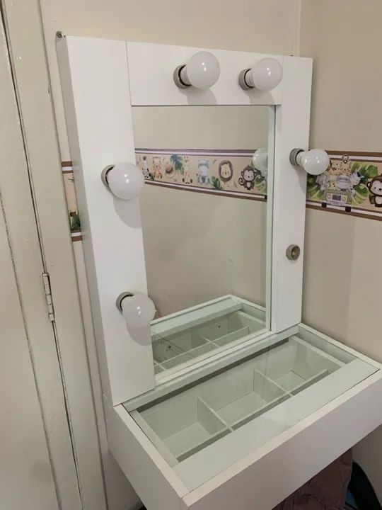 Penteadeira com Espelho Iluminado e Gavetas - Foto 2