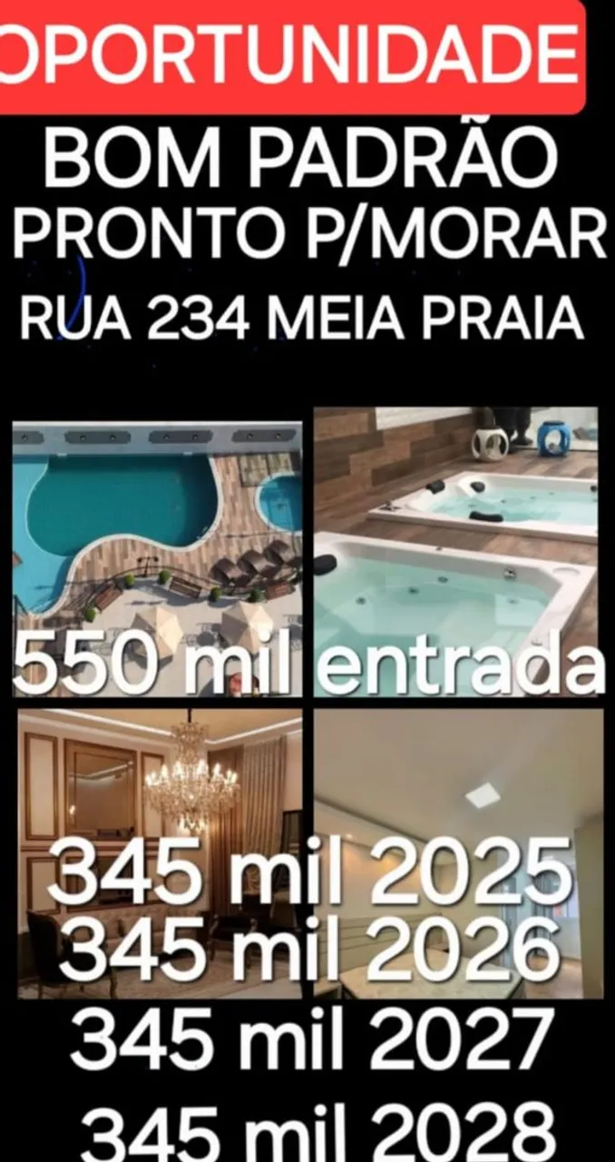 AP 3 SUÍTES MEIA PRAIA, ITAPEMA-SC