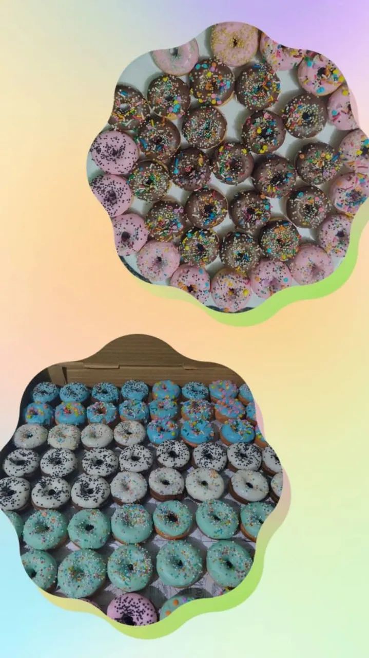 Donuts Caseiros Mini - Sabores e Cores Incríveis! - Foto 3