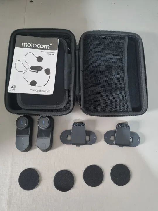 Kit Motocom Intercomunicador para Motocicleta