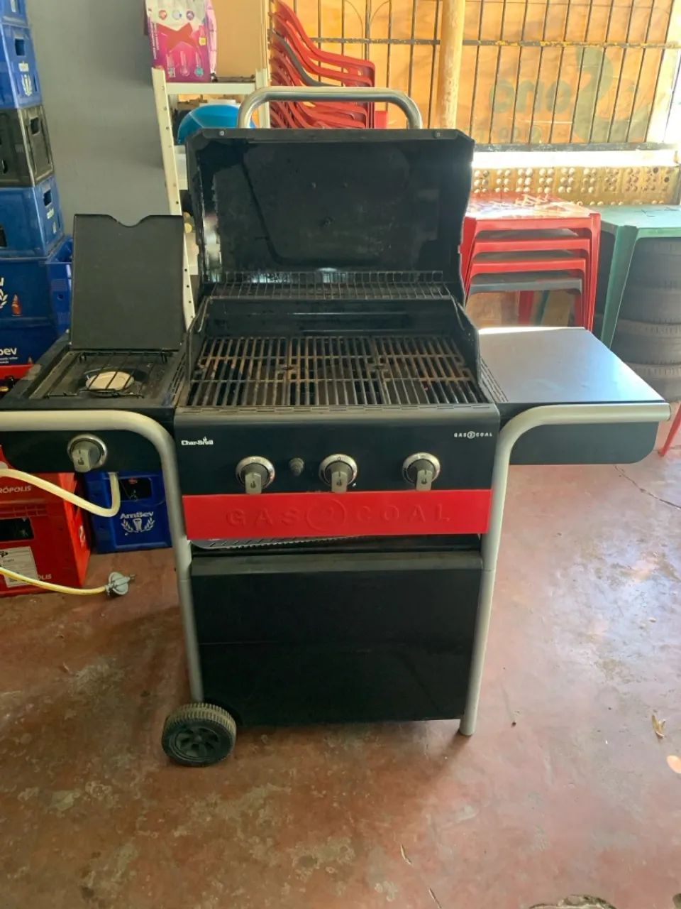 Churrasqueira americana char-broil gas2cola hybrid - Foto 4
