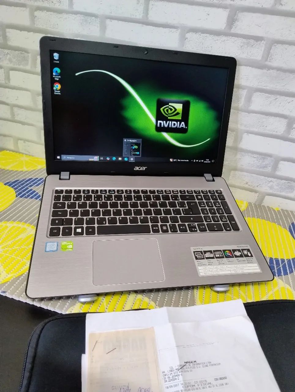 Notebook Acer Intel core i5 8 geração 8gb SSD 256gb com placa de vídeo 2gb NVidia top  - Foto 2