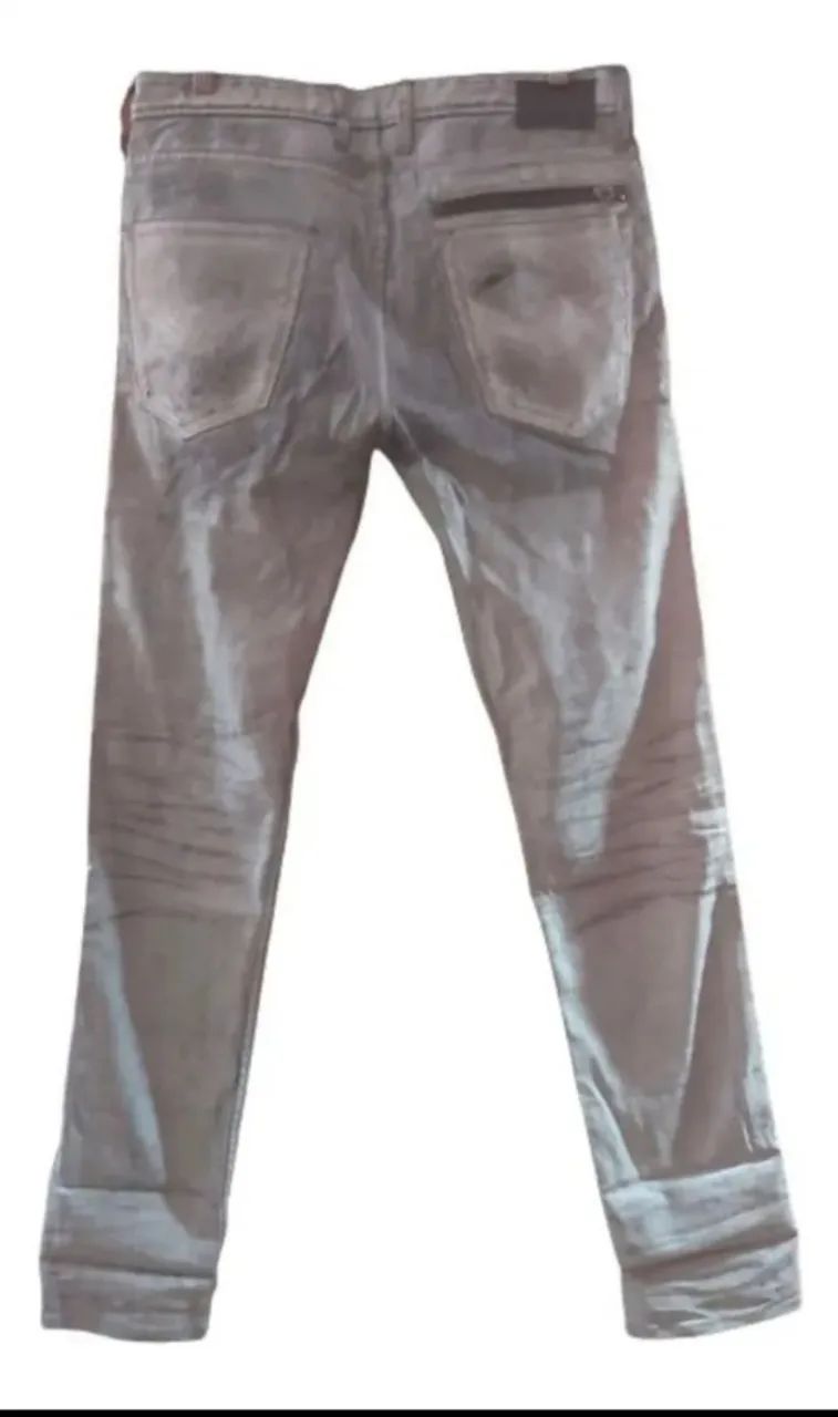 Calça masculina jeans Guess metalizada - Foto 3