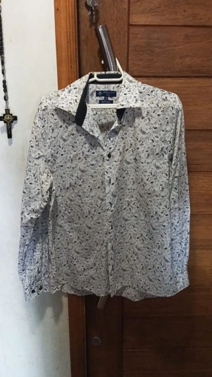 Camisa estampada masculina