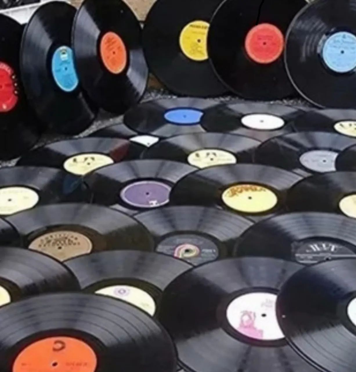 Lp disco de vinil para decoração lote de 5 unidades - Foto 2