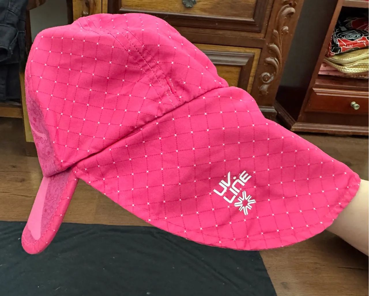 Para irmãs gêmeas ou idades próximas! 2 chapéus (boné) infantis de princesa UV Line - Foto 2