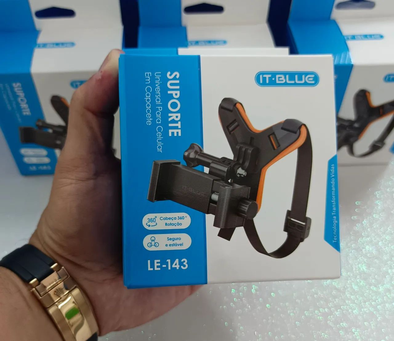 SUPORTE DE PLASTICO P/CELULAR REF: LE-143 - Foto 2