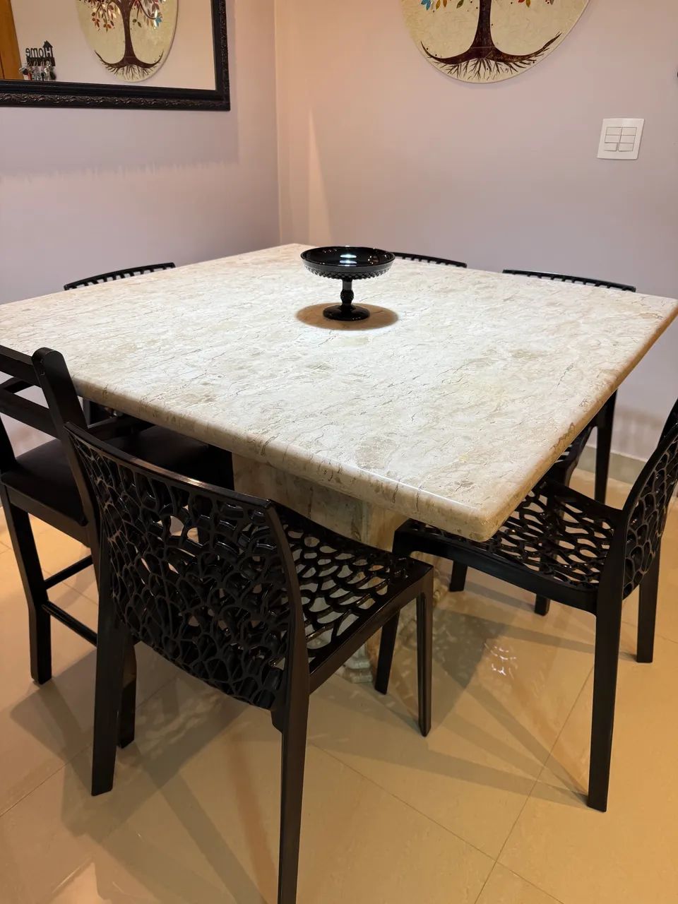 Mesa de Mármore travertino - Foto 3