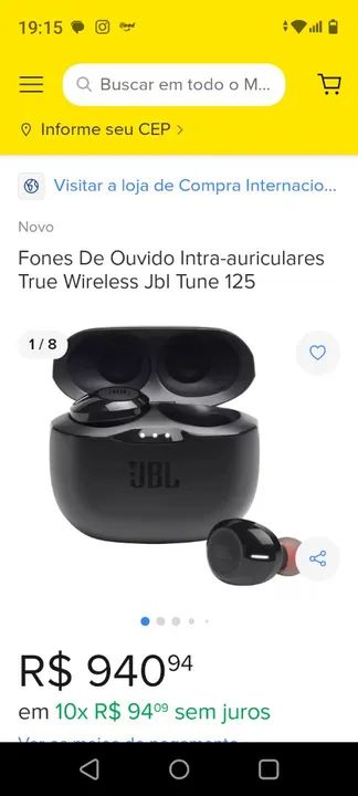 Fone Jbl tune 125tw oferta ! - Foto 6