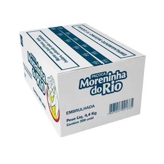 Paçoca Moreninha do Rio - 4,4kg - 200 unidades