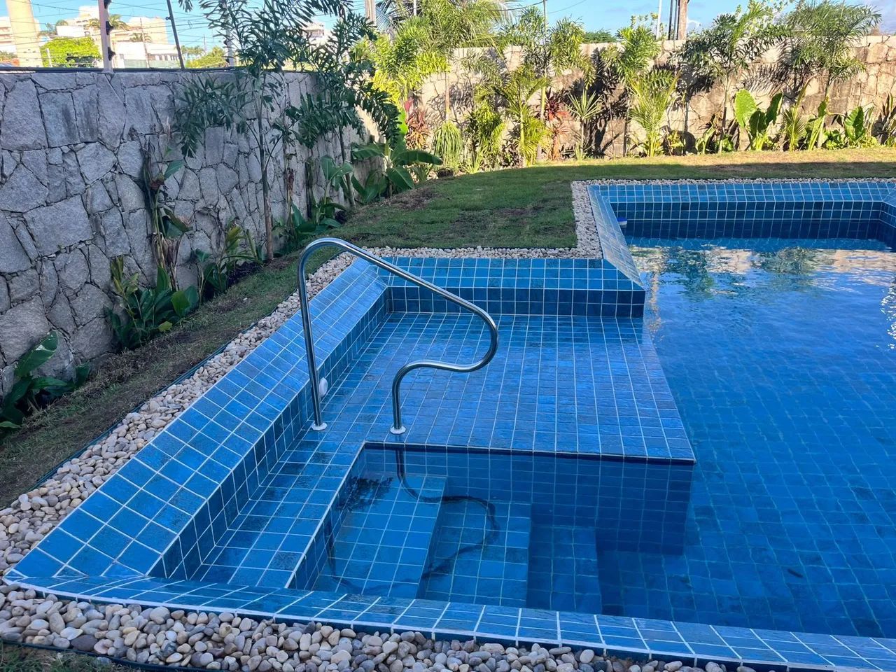 Piscina de alvenaria 