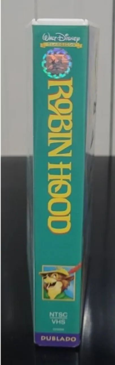 Antiga Fita VHS Animação Robin Hood Classicos Disney - Foto 3