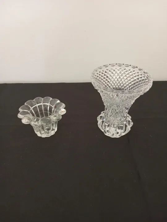 Conjunto decorativo de castiçal e jarra - Foto 2