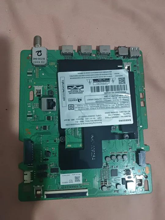 BARRAS DE LED PLACA DE VÍDEO E POTÊNCIA SAMSUNG 65" UN65AU7700G - Foto 2