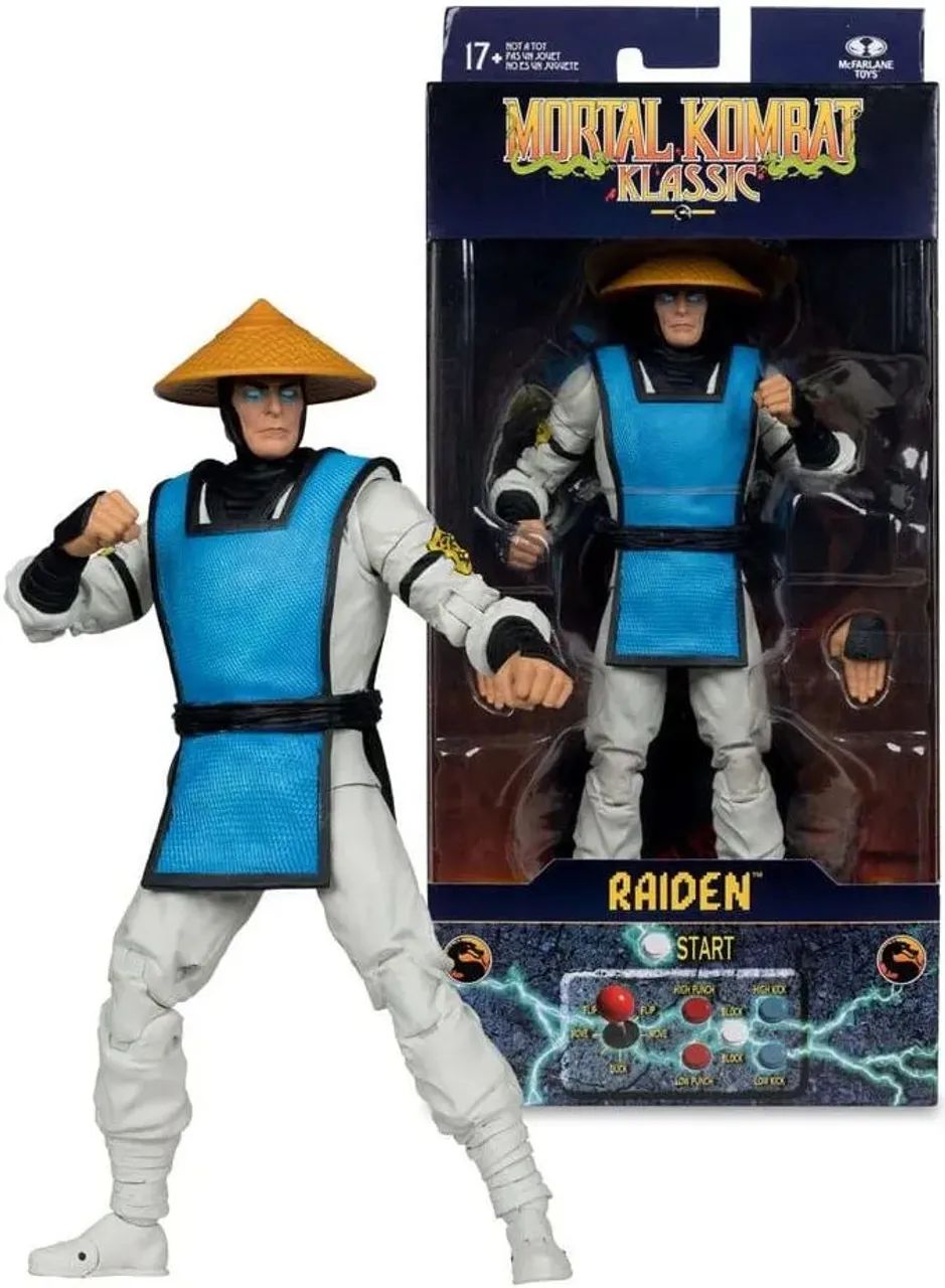 Mortal Kombat Klassiks Action Figure Raiden Mcfarlane - Foto 5