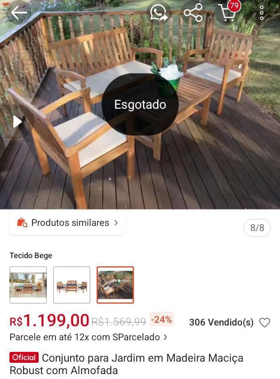 Cadeiras para Jardim  - Foto 4