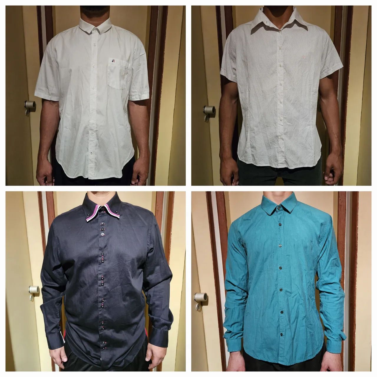 Camisas Sociais Veste GG e EG - Foto 4