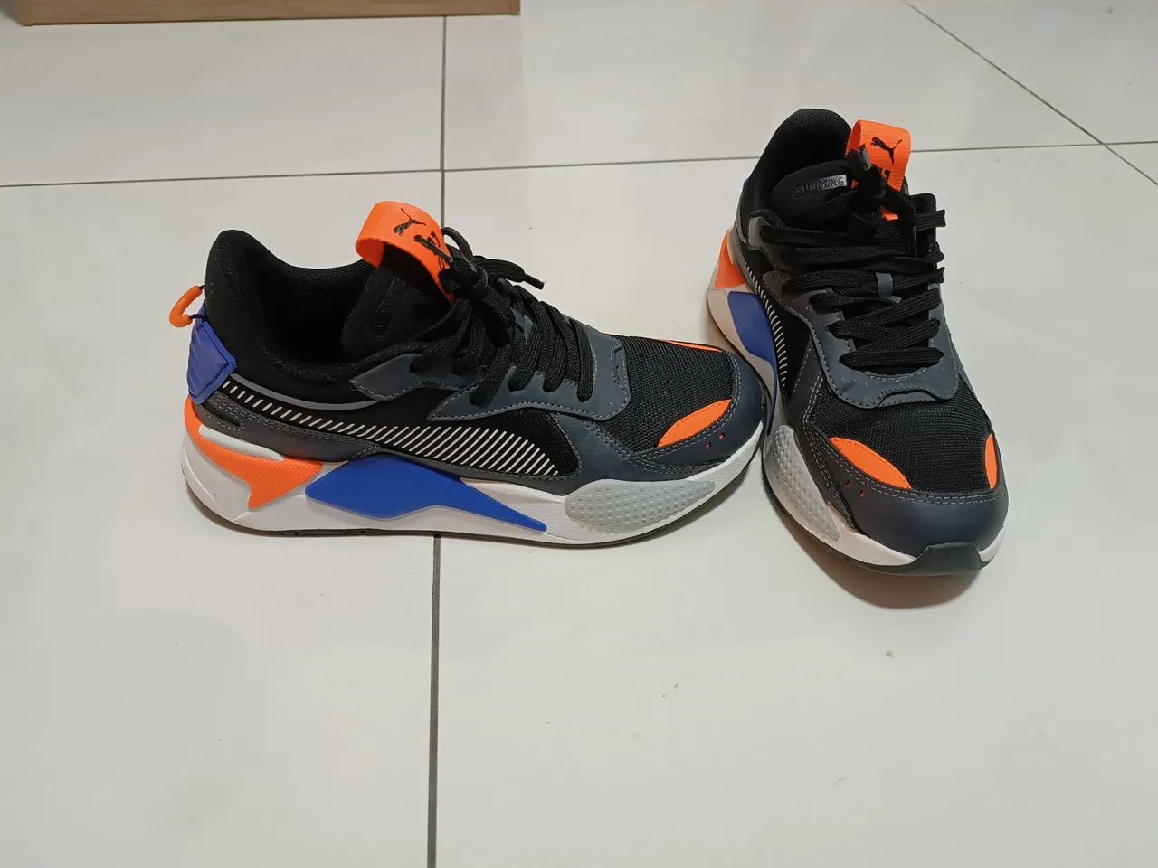 Tênis Puma RS-X Geek Preto e Laranja