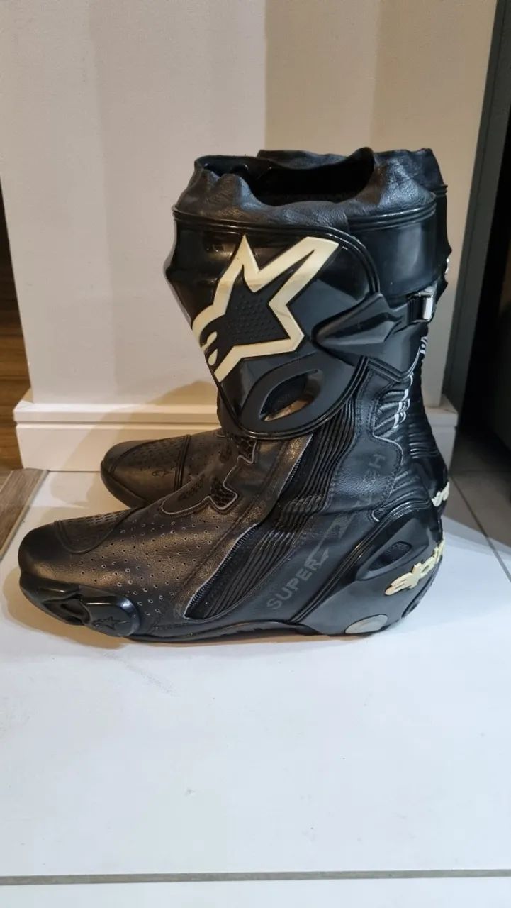 Bota Moto Alpinestars Supertech R Preta Racing Speed - 43 Brasil - Foto 2