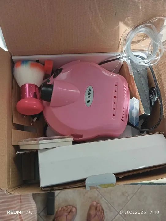 Kit Secador e Lâmpada UV para Unhas DM-202 - Foto 2