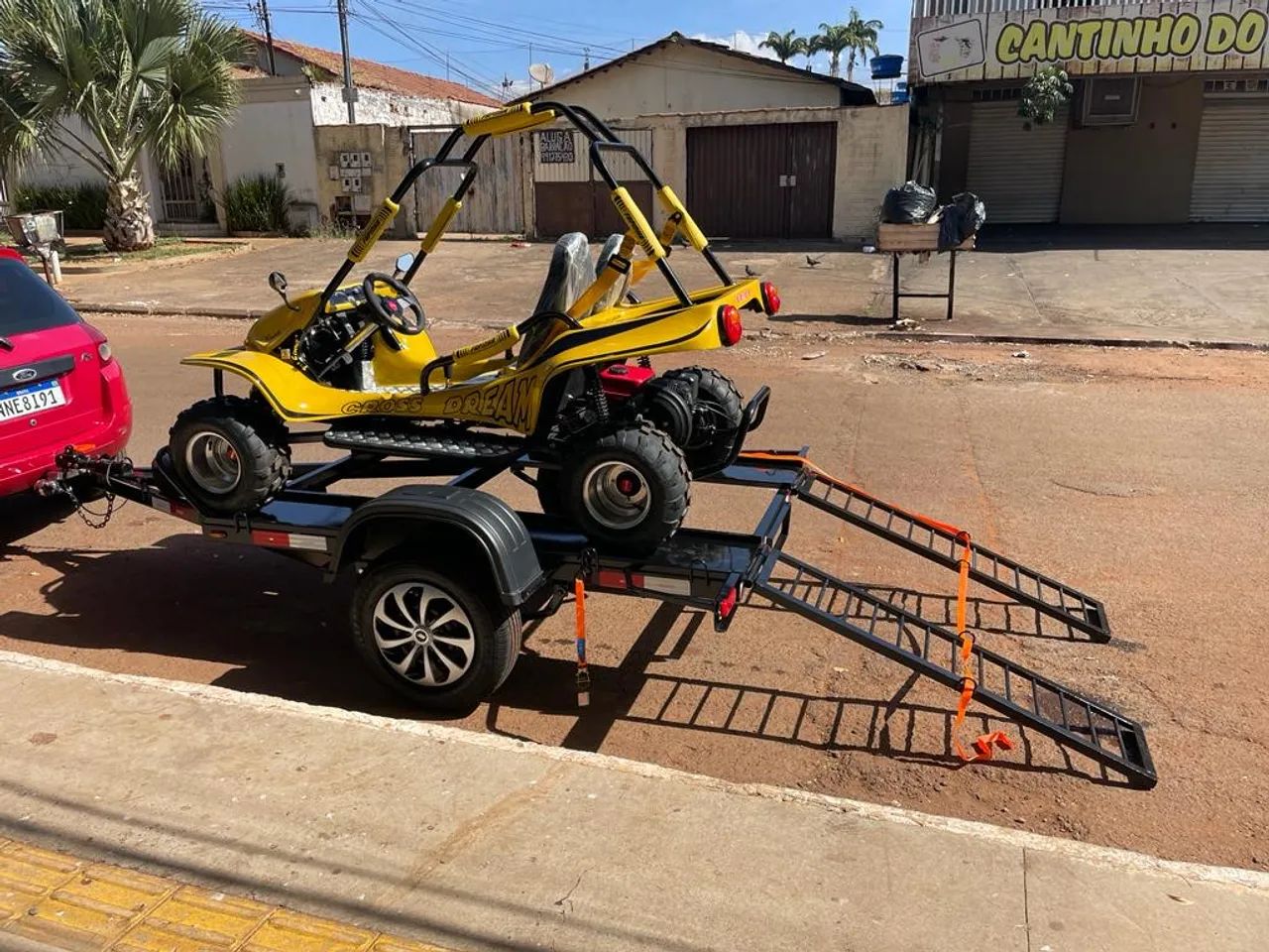carretinha reboque para mini buggys quadriciclo e etc 