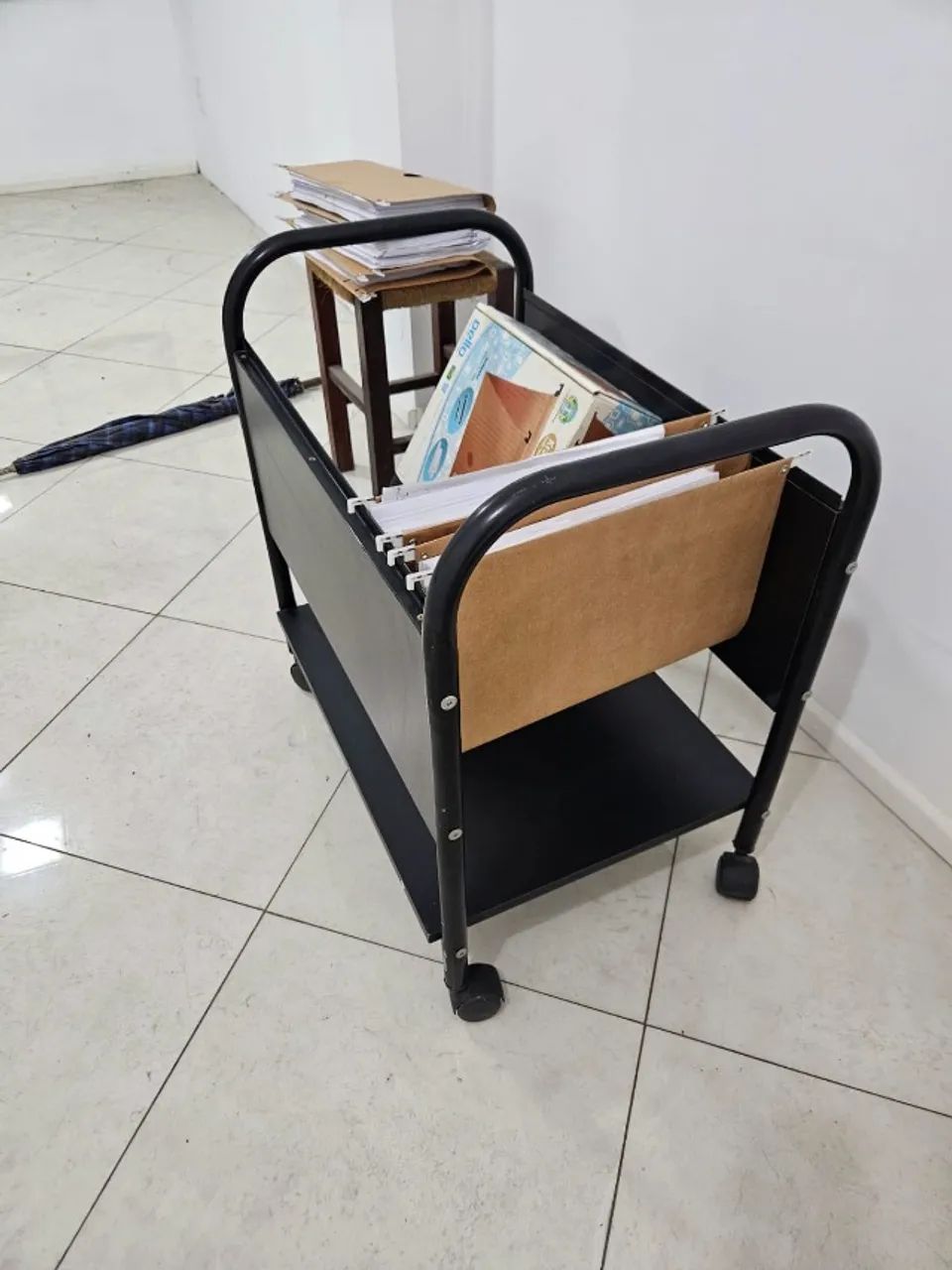 Carrinho Organizador para Pastas Suspensas - Foto 3