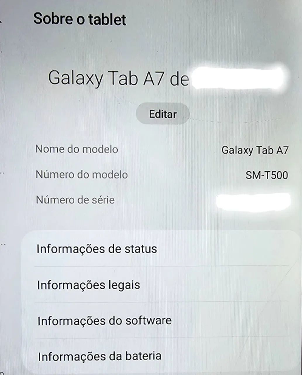 Tablet samsung A7 SM-T500 - Foto 2