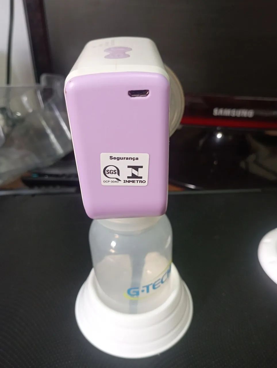 Bomba de Leite Elétrica G-Tech - Nova - Foto 3