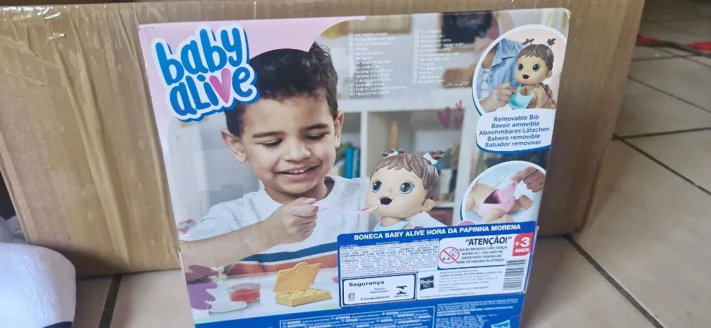 Boneca Baby Alive nova na caixa Hora da Papinha - Foto 4
