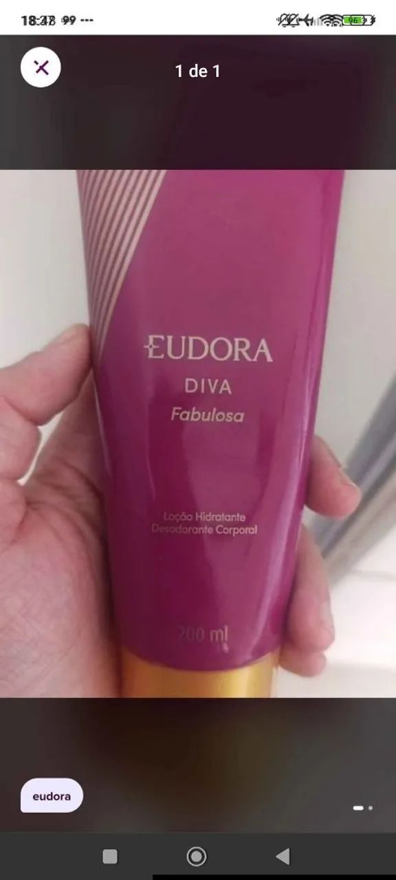 Hidratante Eudora diva64299093671682120
