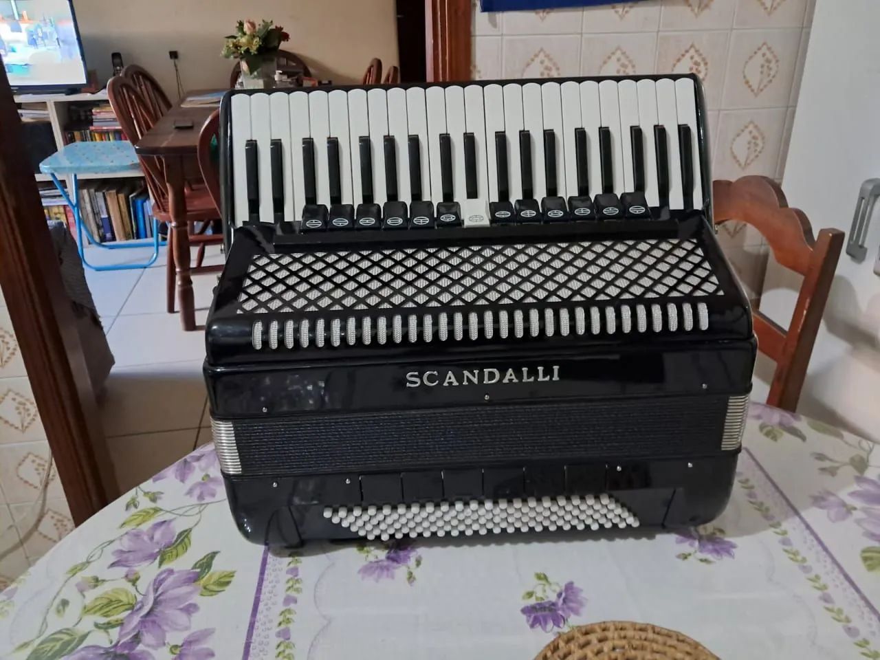 Sanfona Scandalli Profissional 