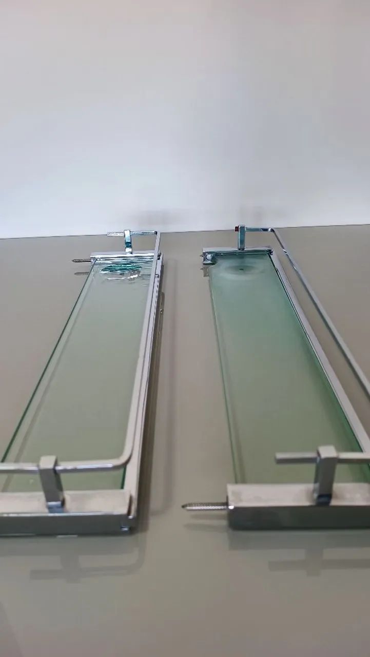 Porta Shampoo de vidro e inox - Foto 3