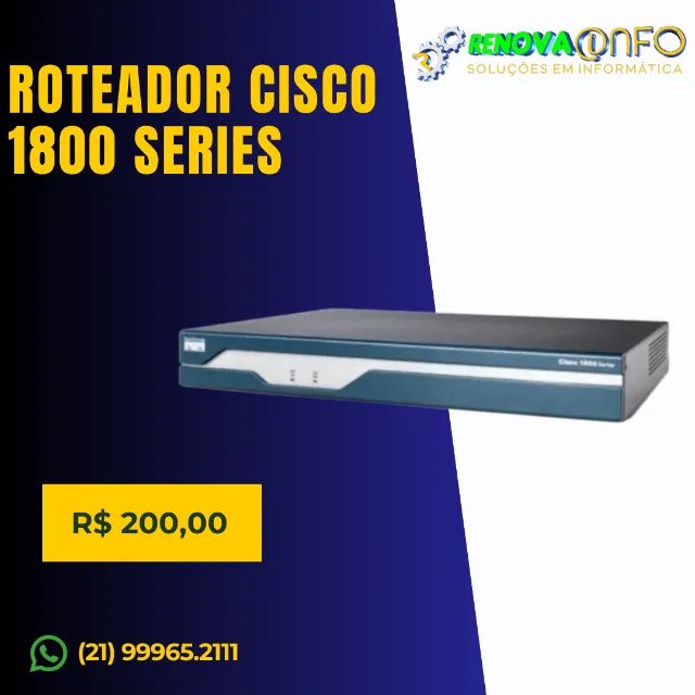 ROTEADOR CISCO 1800 SERIES