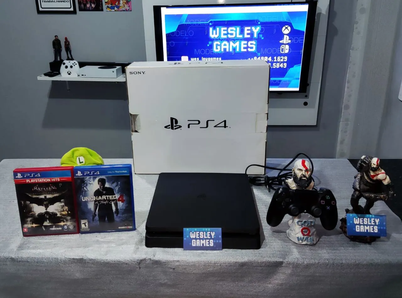 Ps4 slim C/ garantia 3 meses