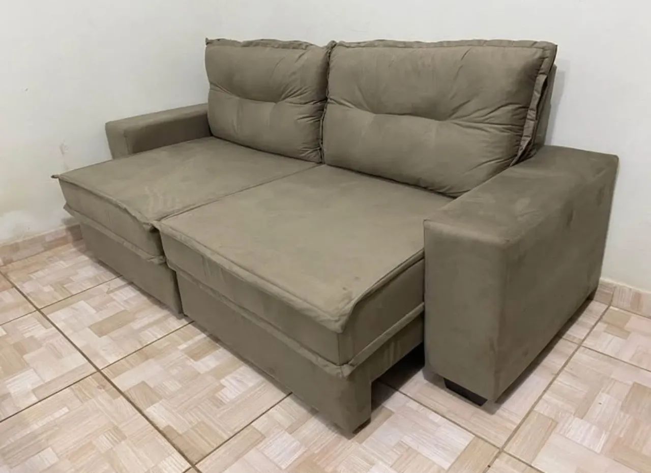 Sofá Retrátil e Reclinável 2.30m NOVO ( Direto da Fábrica ) 