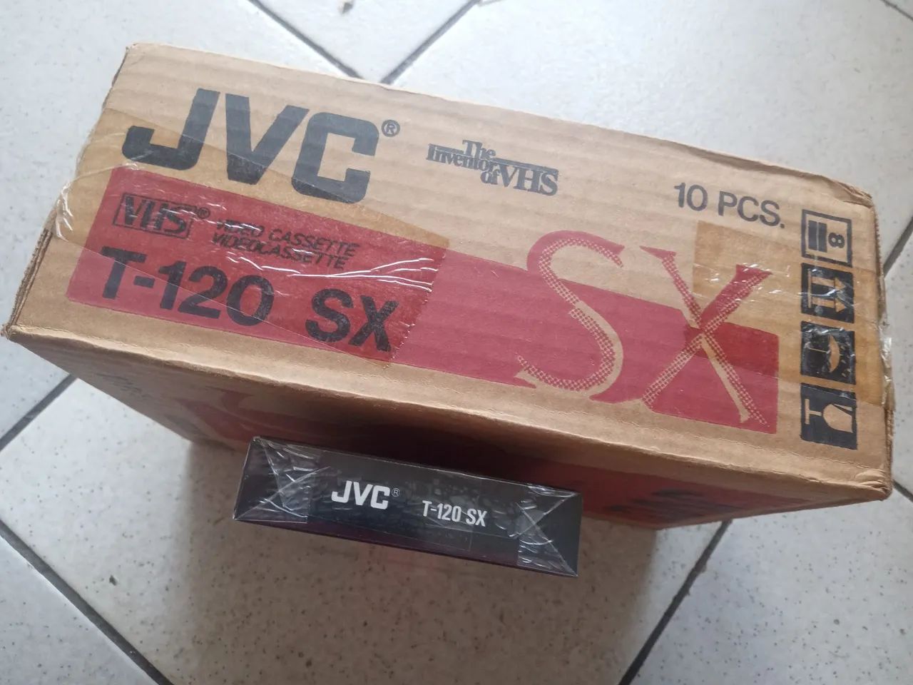 Fitas VHS JVC SX T-120 Lacradas Caixa Com 10 Unidades  - Foto 4