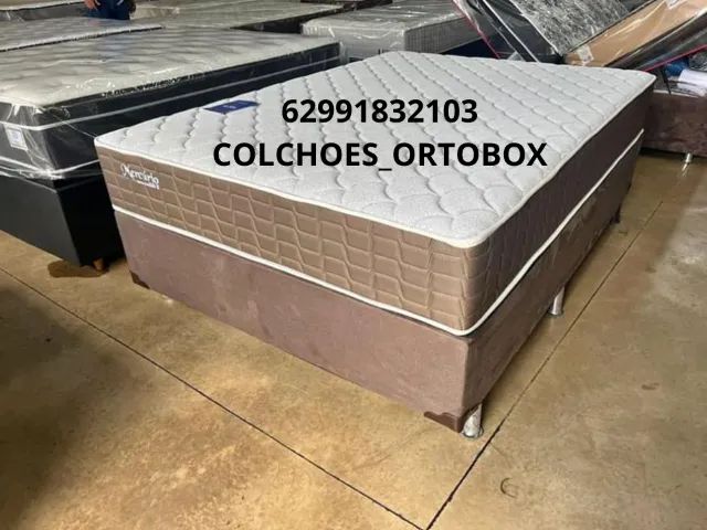 Cama Box Casal de molas ensacadas